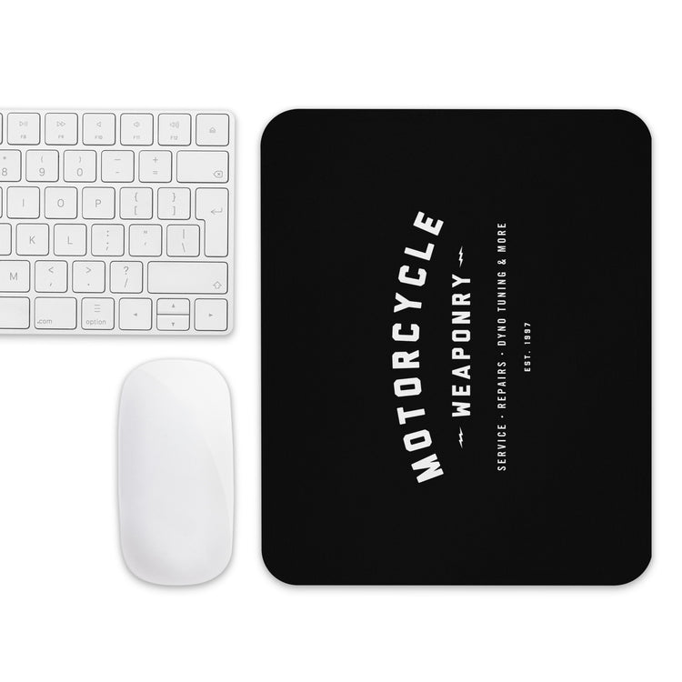 Motorcycle Weaponry Mouse Pad (Black)