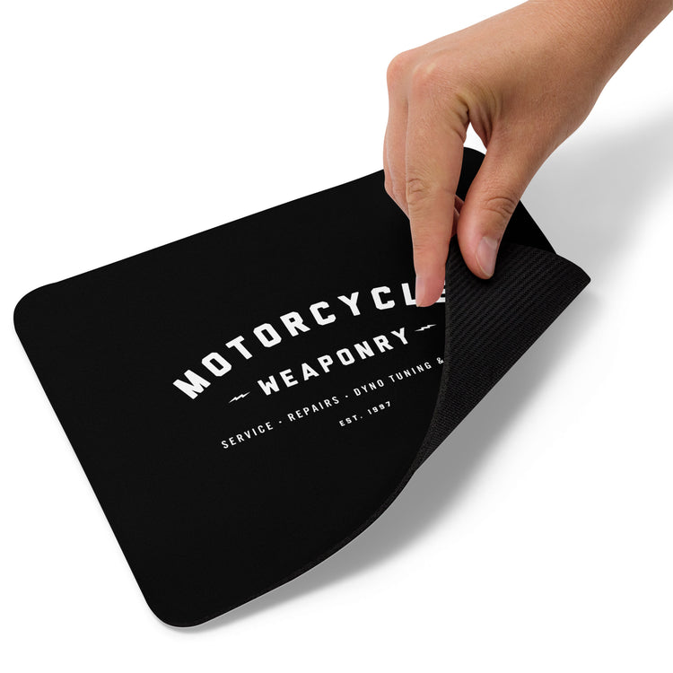 Motorcycle Weaponry Mouse Pad (Black)
