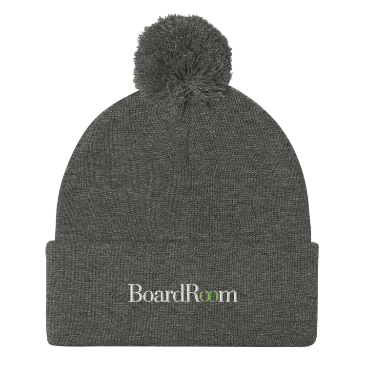 BoardRoom Pom-Pom Beanie (Embroidered)