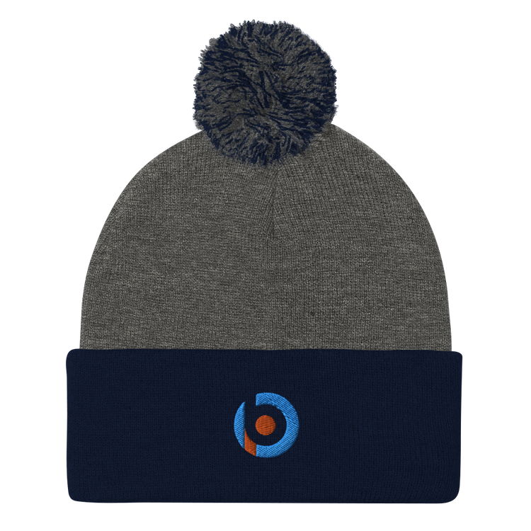 Blueport Pom-Pom Beanie (Embroidered)
