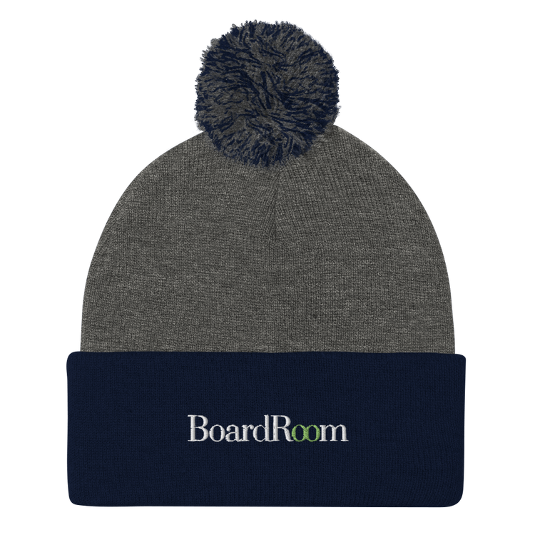 BoardRoom Pom-Pom Beanie (Embroidered)