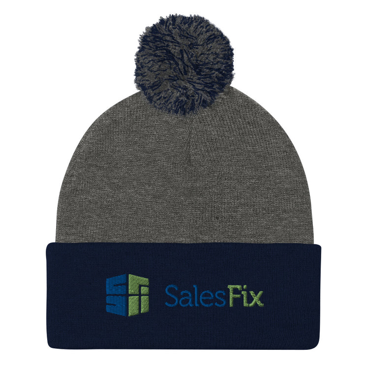 SalesFix Pom-Pom Beanie (Embroidered)