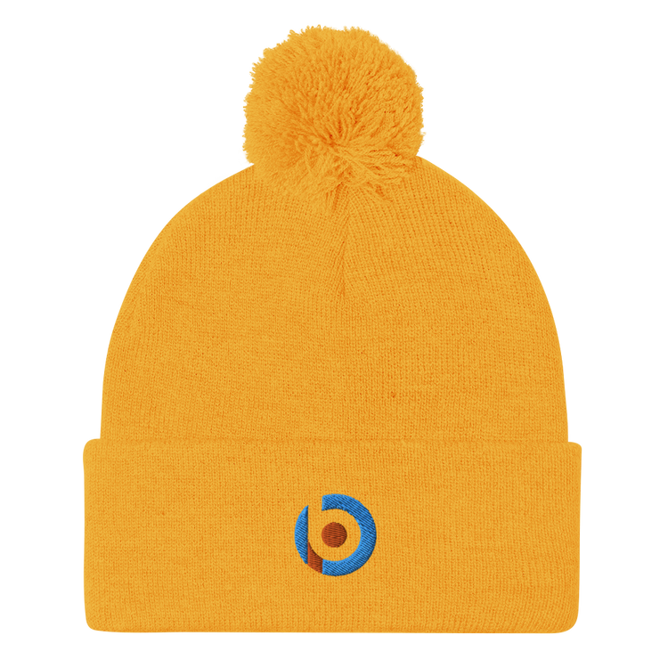 Blueport Pom-Pom Beanie (Embroidered)