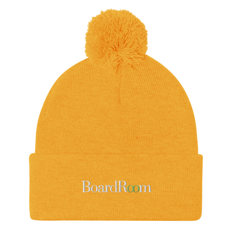 BoardRoom Pom-Pom Beanie (Embroidered)