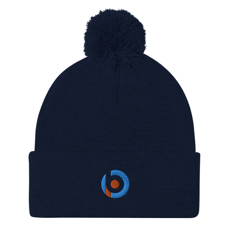 Blueport Pom-Pom Beanie (Embroidered)