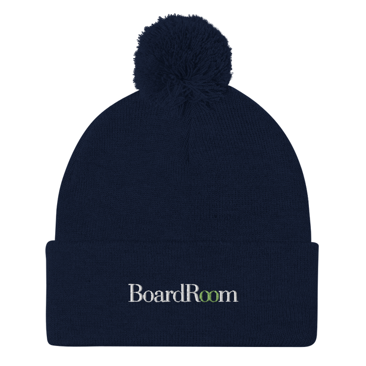 BoardRoom Pom-Pom Beanie (Embroidered)