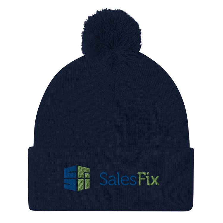 SalesFix Pom-Pom Beanie (Embroidered)