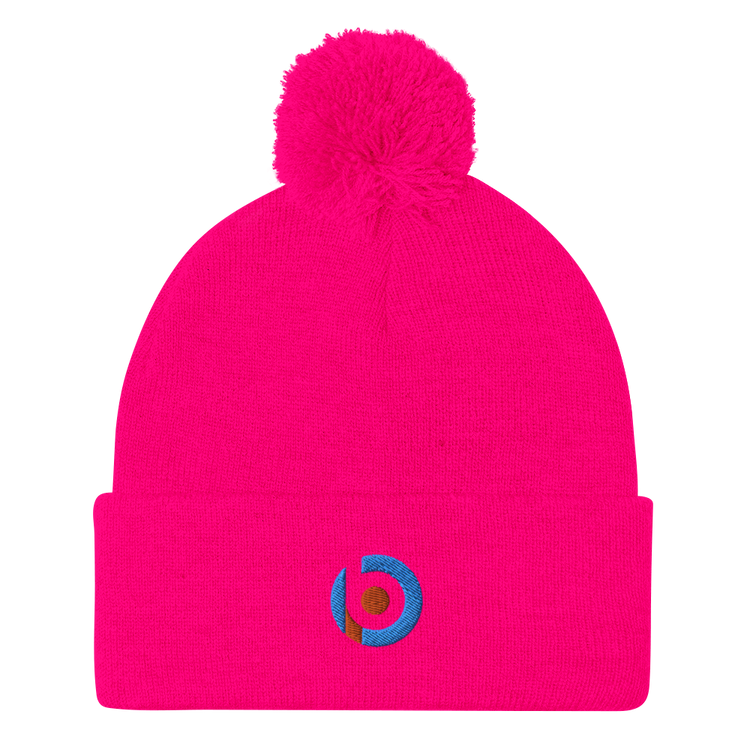 Blueport Pom-Pom Beanie (Embroidered)