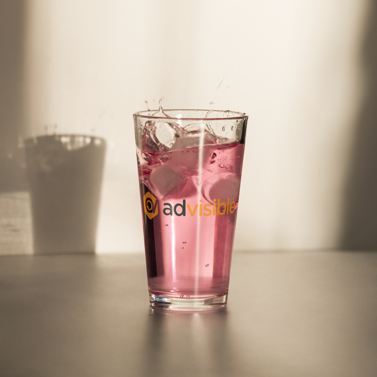 AdVisible Pint Glass