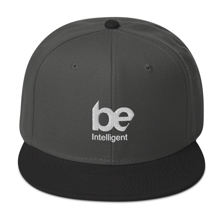 Be Intelligent Snapback Hat (Embroidered)