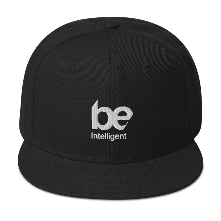 Be Intelligent Snapback Hat (Embroidered)