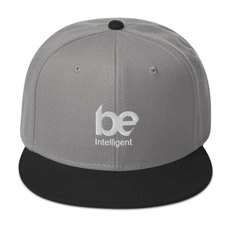 Be Intelligent Snapback Hat (Embroidered)