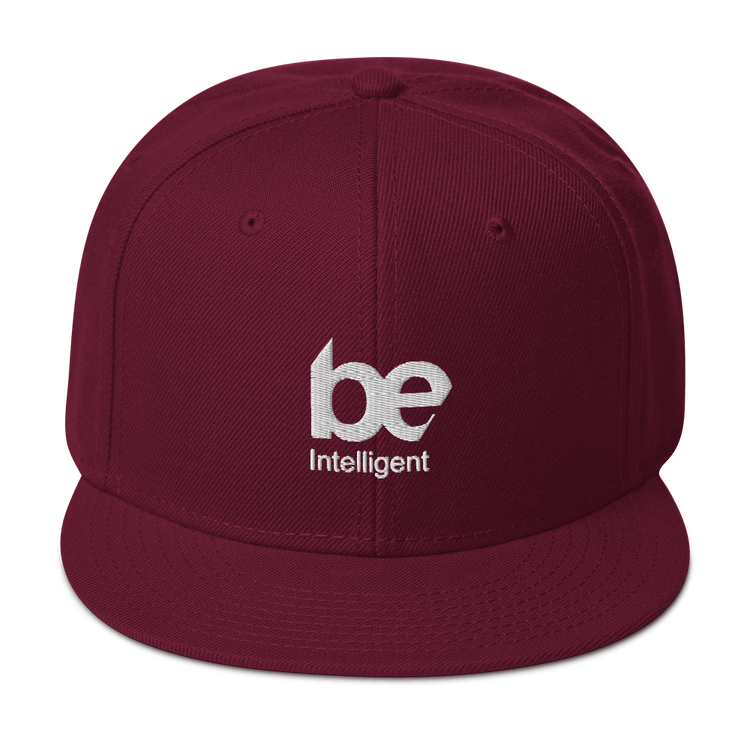 Be Intelligent Snapback Hat (Embroidered)