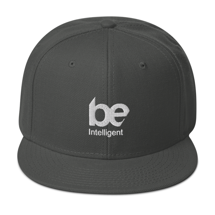 Be Intelligent Snapback Hat (Embroidered)