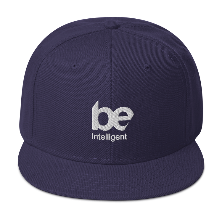 Be Intelligent Snapback Hat (Embroidered)