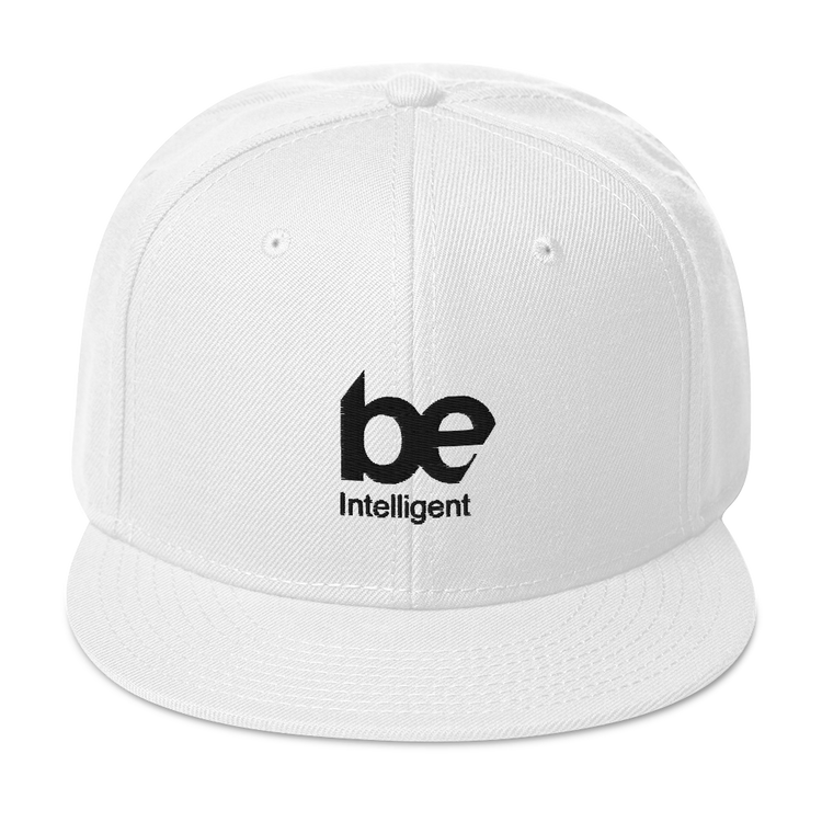 Be Intelligent Snapback Hat (Embroidered)