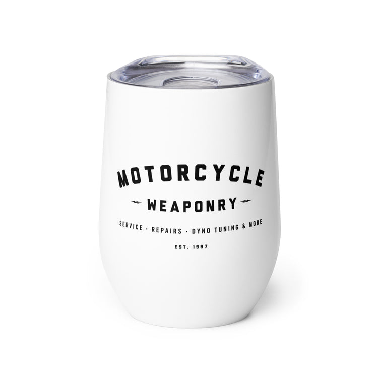 Motorcycle Weaponry Wine Tumbler