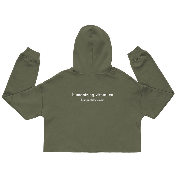 HumanableCX Crop Hoodie (Front & Back)