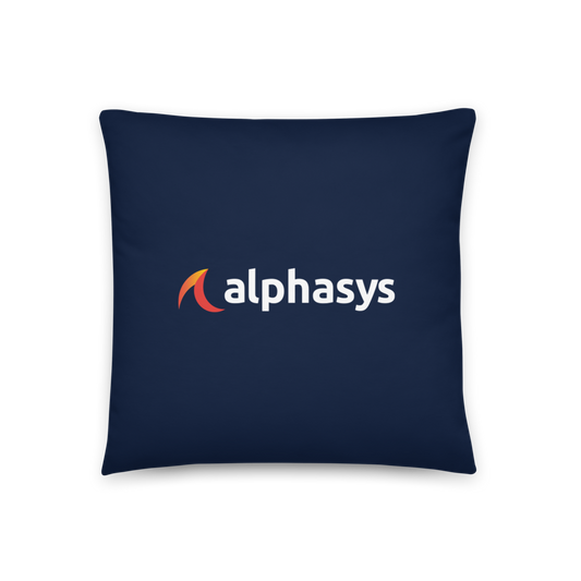 AlphaSys Pillow (Navy)