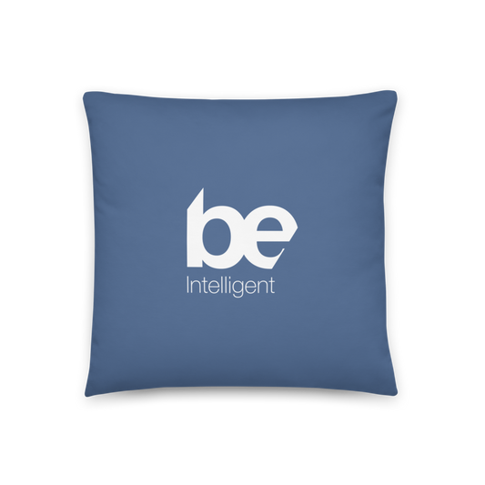 Be Intelligent Pillow (Blue)