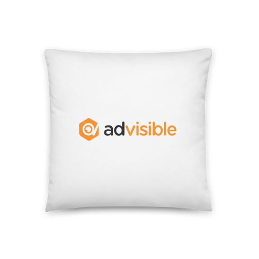 AdVisible Pillow (White)