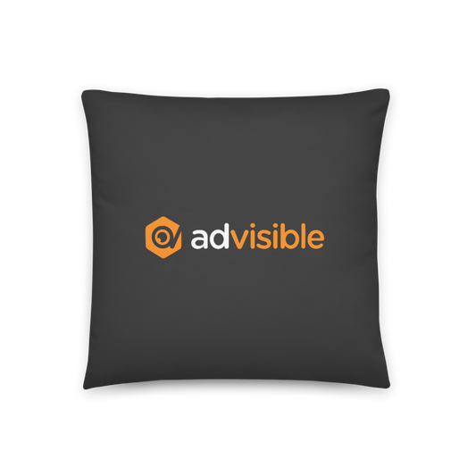 AdVisible Pillow (Black)