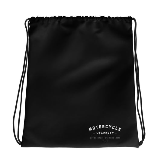 Motorcycle Weaponry Drawstring Bag