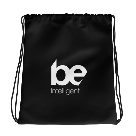 Be Intelligent Drawstring Bag