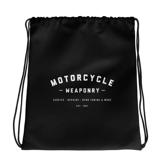 Motorcycle Weaponry Drawstring Bag