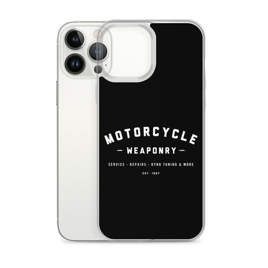 Motorcycle Weaponry iPhone Case (Black)