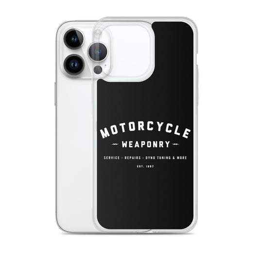 Motorcycle Weaponry iPhone Case (Black)