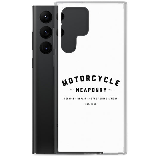 Motorcycle Weaponry Samsung Case (White)