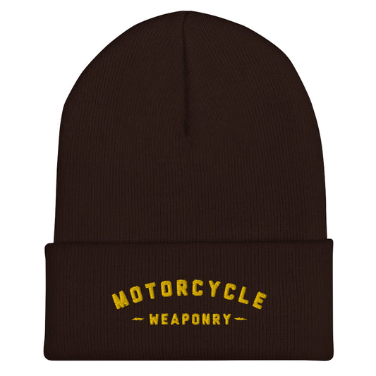Motorcycle Weaponry Beanie (Embroidered)