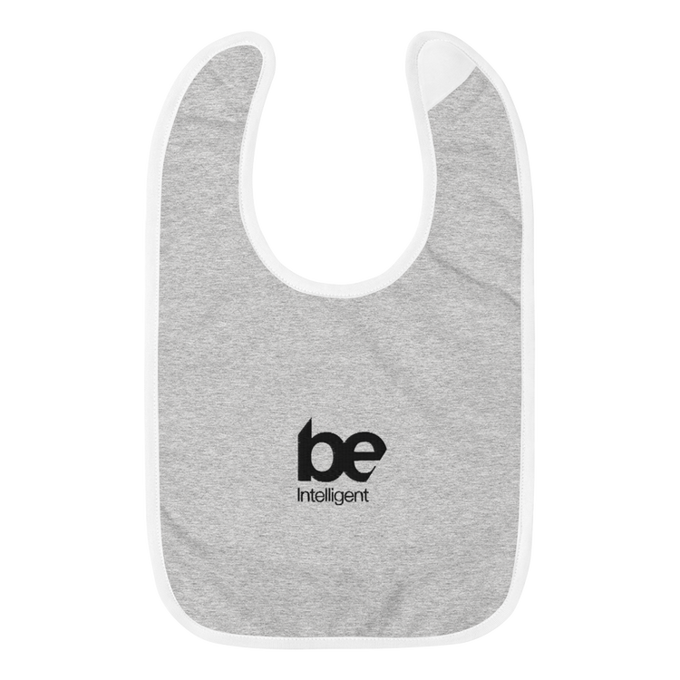 Be Intelligent Baby Bib (Embroidered)