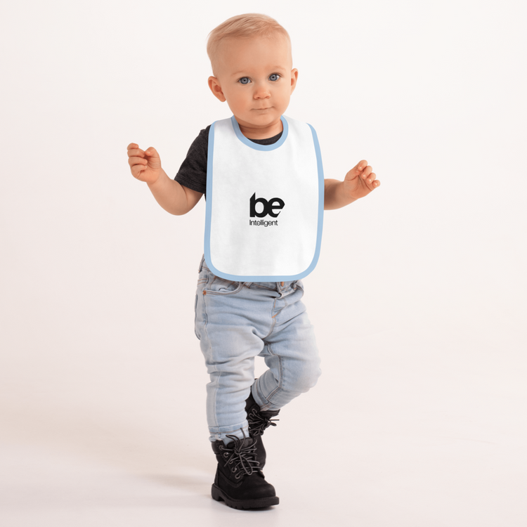 Be Intelligent Baby Bib (Embroidered)