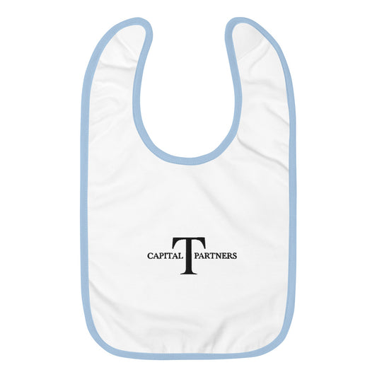 Capital T Baby Bib (Embroidered)