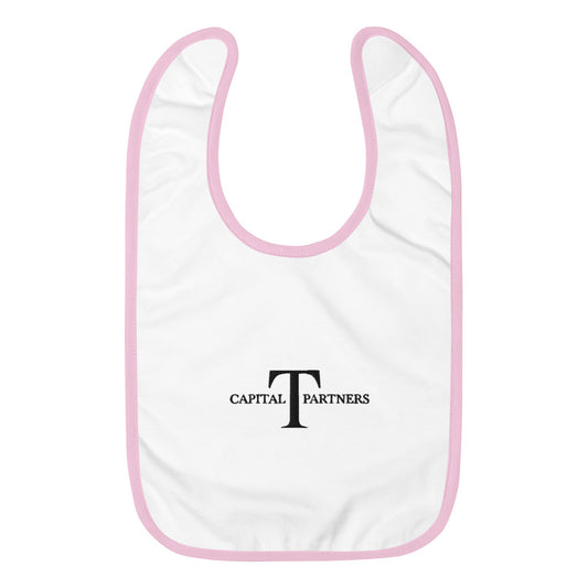 Capital T Baby Bib (Embroidered)