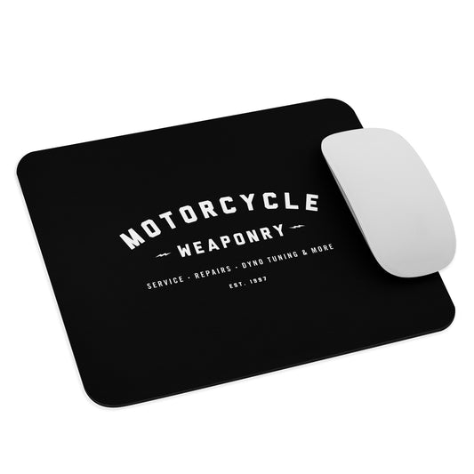 Motorcycle Weaponry Mouse Pad (Black)
