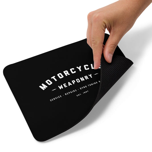 Motorcycle Weaponry Mouse Pad (Black)