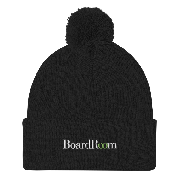 BoardRoom Pom-Pom Beanie (Embroidered)