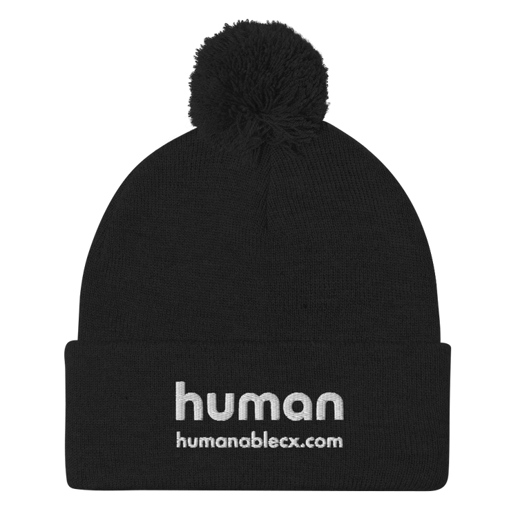 HumanableCX Pom-Pom Beanie (Embroidered)