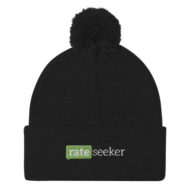 Rateseeker Pom-Pom Beanie (Embroidered)