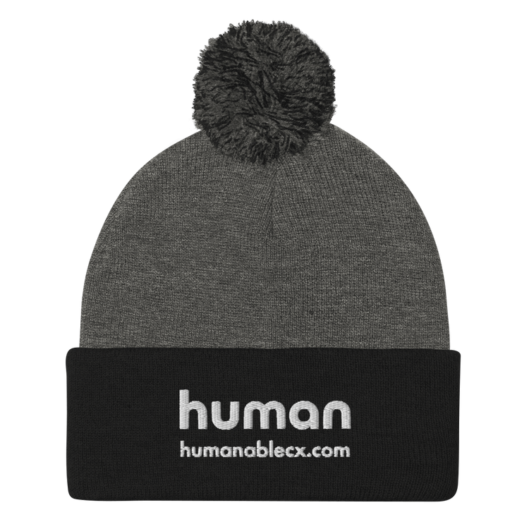 HumanableCX Pom-Pom Beanie (Embroidered)