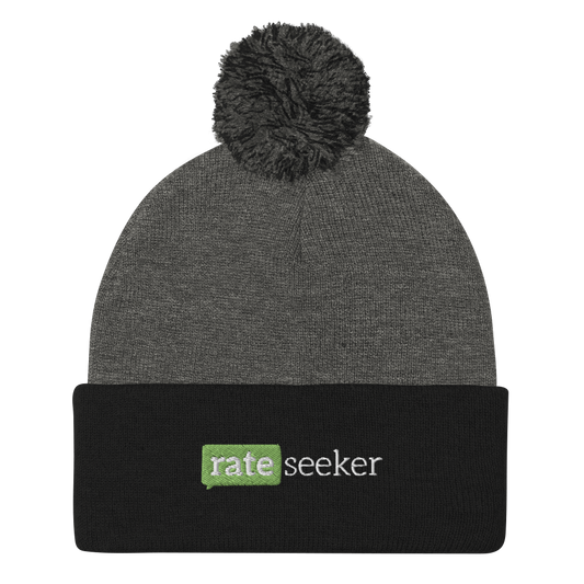 Rateseeker Pom-Pom Beanie (Embroidered)