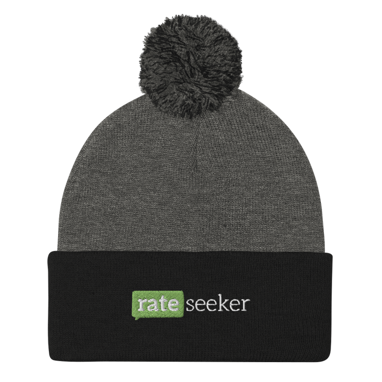 Rateseeker Pom-Pom Beanie (Embroidered)