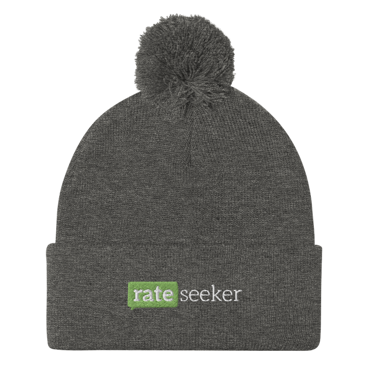 Rateseeker Pom-Pom Beanie (Embroidered)