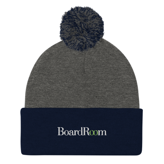 BoardRoom Pom-Pom Beanie (Embroidered)