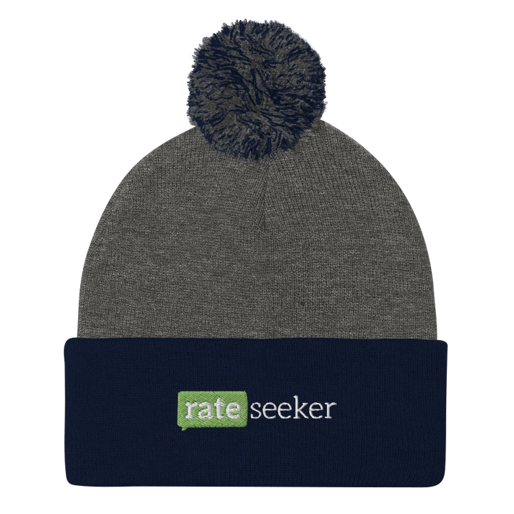 Rateseeker Pom-Pom Beanie (Embroidered)