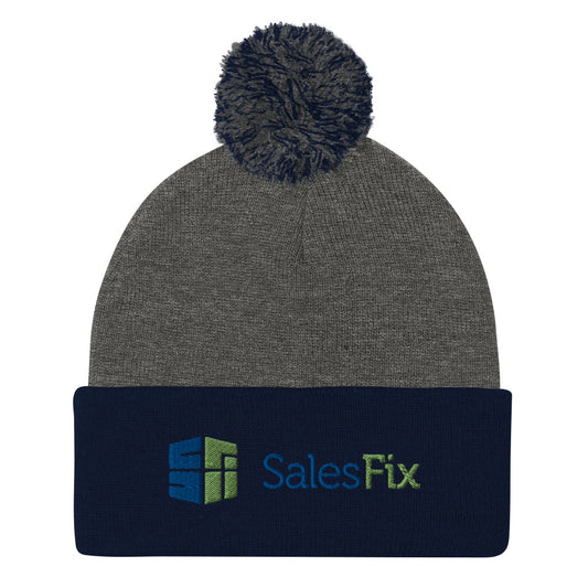 SalesFix Pom-Pom Beanie (Embroidered)