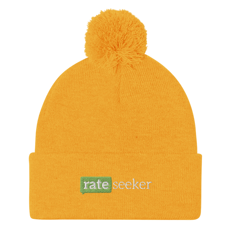 Rateseeker Pom-Pom Beanie (Embroidered)